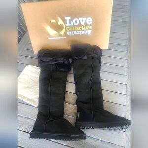 Australia Luxe Collective Black Over the Knee Boots